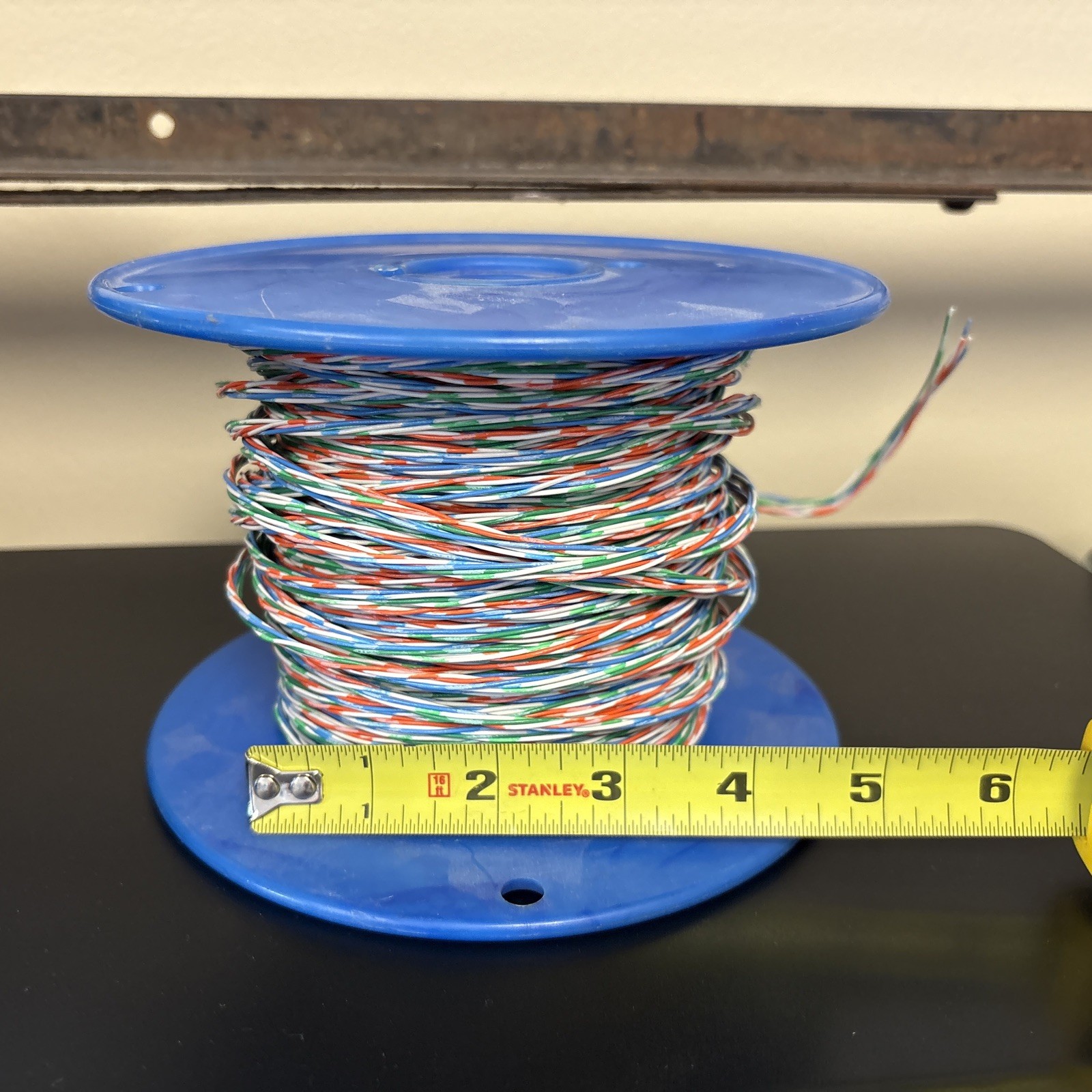 Vintage Roll Bell Telephone Wire 24 AWG 3 Pair 6 Conductor Twisted Feet 647A