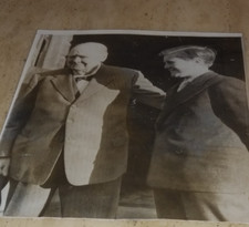 Sir Winston Churchill & GrandSon 1957 Press Photo
