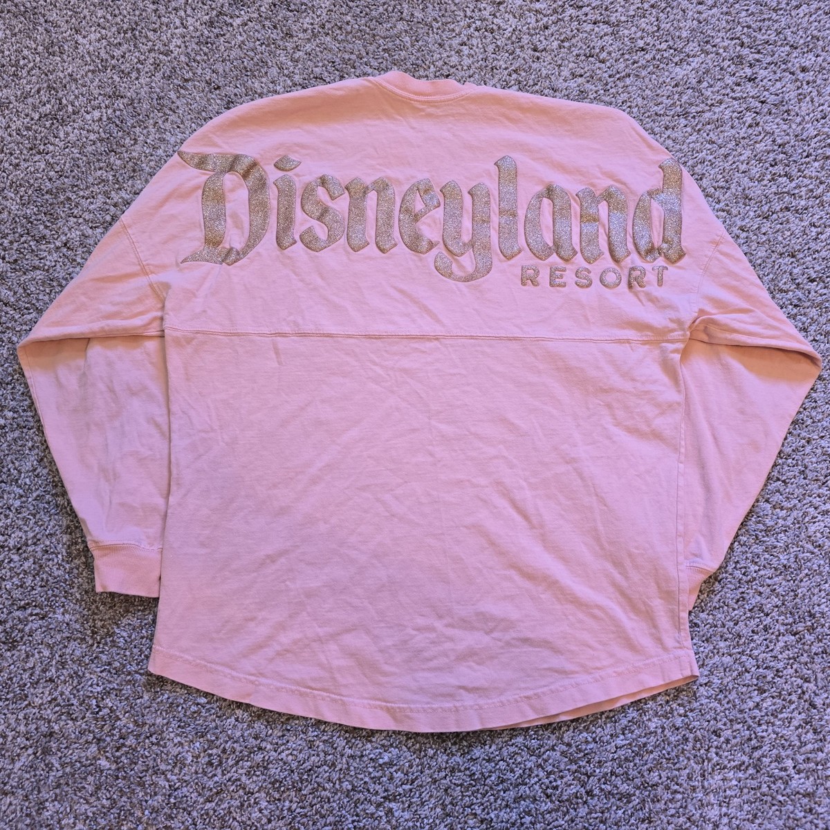 Disneyland Resort Spirit Jersey Adult S Pink Peach Rose Gold