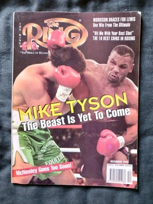 The Ring Magazine. December 1995. MIke Tyson, Naseem Hamed, Tommy Morrison