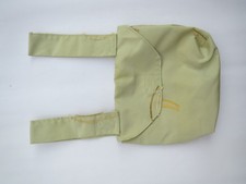 Rollstuhltasche Seite Armlehntasche 16,5x19 cm gr&uuml;n Klett UNIKAT selbstgen&auml;ht