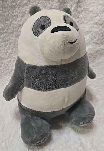 We Bare Bears Plush stuffed animal 10” White/gray Panda Bear Cartoon Network - Picture 2 of 10