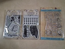 Prima Marketing Julie Nutting Cling Stamps. New. Scrapbook