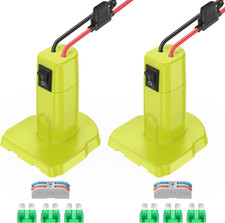 2 Packs Power Wheel Adapter for Ryobi 18V Battery Adapter Power Wheel Battery Co