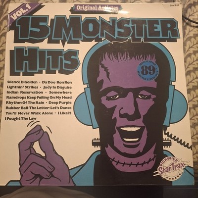 VARIOUS ''15 MONSTER HITS - VOLUME 1'' VINYL LP 1978 VG+