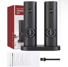 Electric Salt  Pepper Grinder Set   Automatic /Adjustable Coarseness