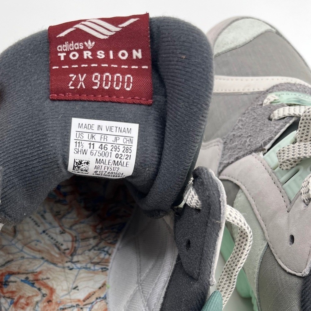 Adidas Torsion ZX 9000 National Park Foundation Glacier Sneakers