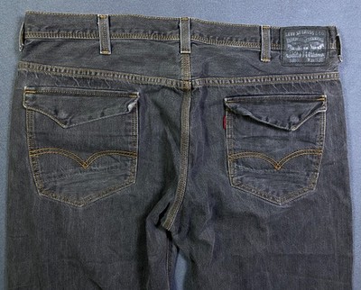 Vintage Levi's Men's 569 Loose Straight Jean Stray Cat 38x32 - 38x30 Flap Pocket