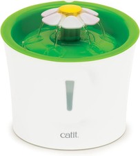 Catit Flower Fountain with Triple Action Filter, Cat Drinking Water Fountain NEW