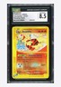 Pokemon CGC 8.5 Arcanine Reverse Holo 2003 2/147 Aquapolis English
