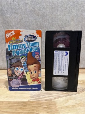 Jimmy Timmy Power Hour VHS Tape 2004 Nickelodeon Jimmy Neutron Fairly Oddparents