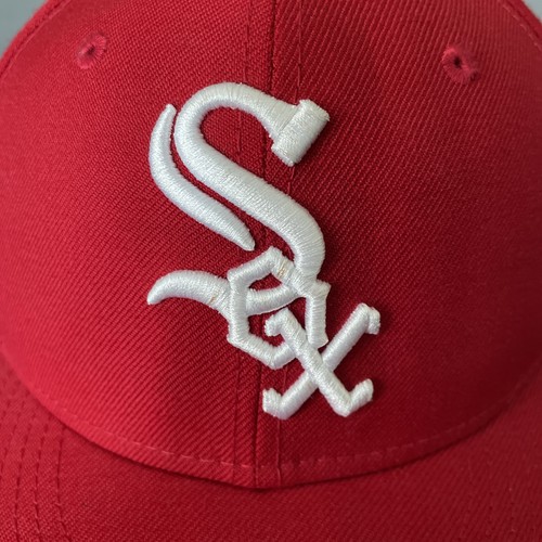 Chicago White Sox Hat New Era 59Fifty Size 7 1/8 Baseball Fitted Wool MLB Red - Picture 2 of 11