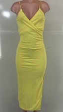 Sundry Women's Cami Dress with Slit - NWT Sz 1 Yellow