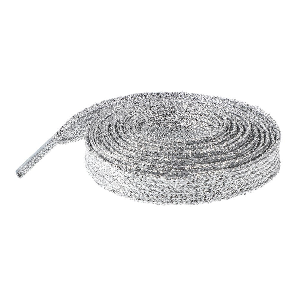 APL Garneck 1 paio lacci per scarpe glitter 1 1 m lacci per scarpe piatti moda lacci per scarpe per