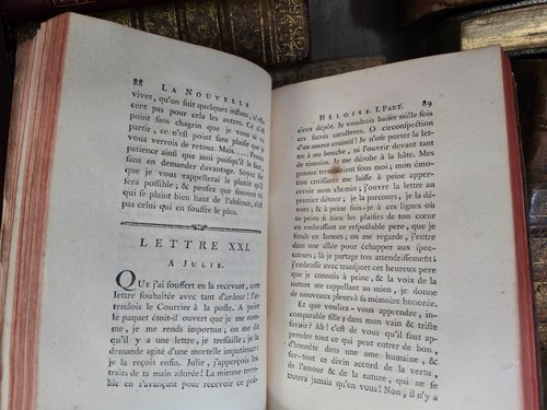 1780 Julie or The New Heloise - Letters from Two Lovers by Jean-Jacques Rousseau - Picture 3 of 6