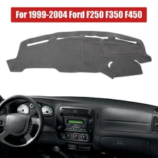 Gray Dash Cover Mat Dashboard Carpet Pad For Ford Truck F250 F350 F450 1999-2004