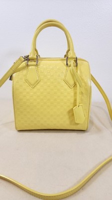 Louis Vuitton Damier Facette Speedy Cube PM With Original Strap, Lock, & Keys