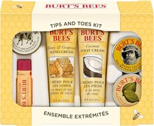 Burt's Bees - Tips and Toes Set, 6 Travel Size Products box slightly dented