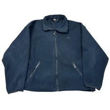 Helly Hansen Fleece Jacket Full Zip Walking Outdoors Dark Blue Mens Large