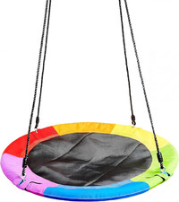 TURFEE 40" Saucer Tree Swing for Kids Outdoor, 900Lb Weight Capacity, Waterproof