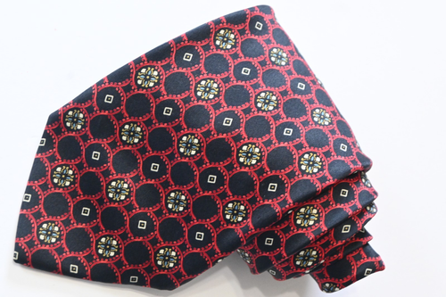 BRIONI BLACK SILK MEN'S Neck Tie W:3 3/4" BY L:60" MADE IN ITALY