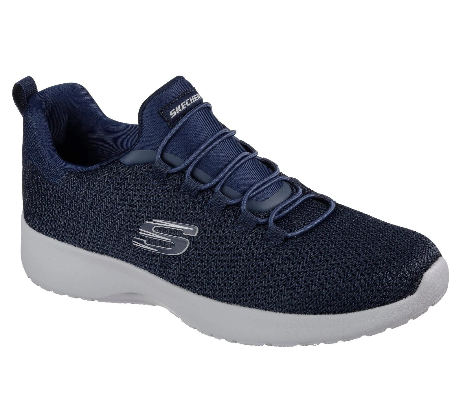 Skechers Dynamight Mens Navy Slip On Comfort Memory Foam Trainers