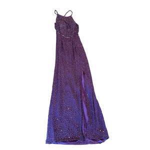adrianna papell women's long beaded dress ADRIANNA PAPELL AP1E208349 WOMEN'S BEADED FLUTTER SLEEVE