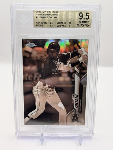 2020 Topps Chrome Shohei Ohtani #21  Sepia Refractor BGS-9.5 Gem Mint