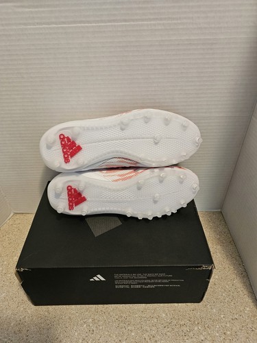 Botines de fútbol Adidas Adizero eléctricos .2 para niños talla 5,5 ID1469 rojo eléctrico/blanco - Imagen 7 de 8