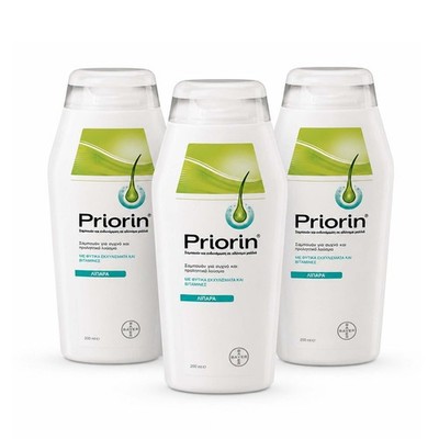 Priorin Shampoo Capelli Grassi 3 x 200ml Originali