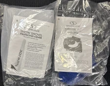 NEW - Snow Joe Snow Shovel Protective Cover and Ice Dozer 360 Windshield Scraper