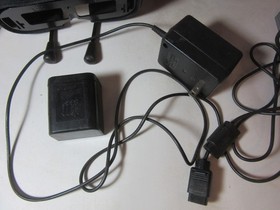 Vintage Virtual Boy with many computer games and 3D adapter, Water World, Mario
