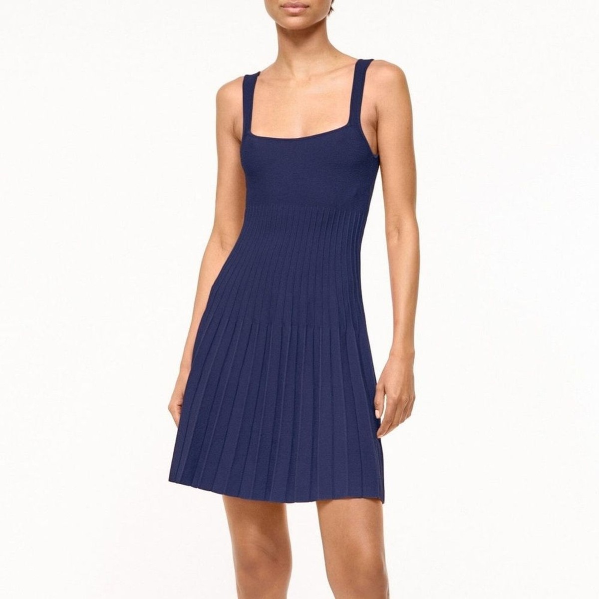 staud ellison mini dress STAUD MINI ELLISON DRESS IN RED ROSE by Staud
