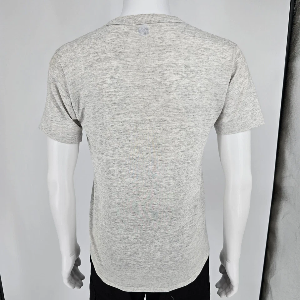 Винтажная футболка 1980-х Russell Athletic USTA League теннис вересковый серый (M) - Изображение 3 из 4