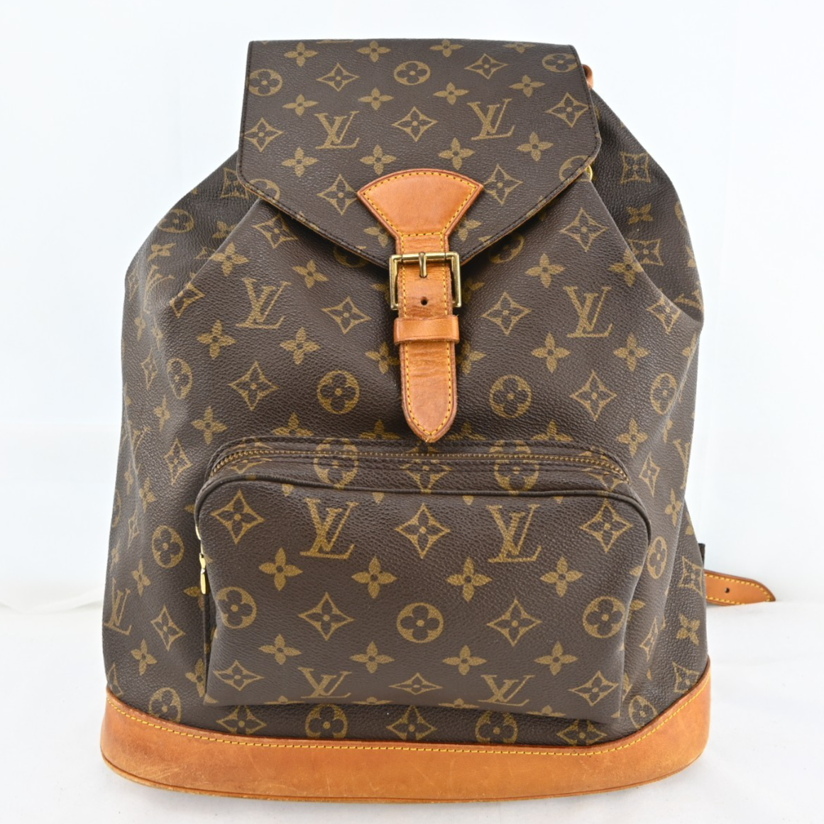 Authentic Louis Vuitton Monogram Montsouris GM Backpack M51135 P4718YY709