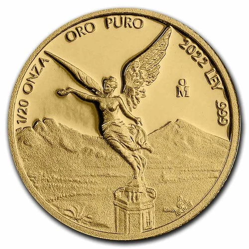 Photo of a 2022 Mexican Gold Libertad 1/20 oz from an eBay listing that sold on Jun 16, 2026