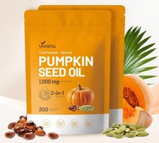 Pumpkin Seed Oil 1000mg with Saw Palmetto 300...