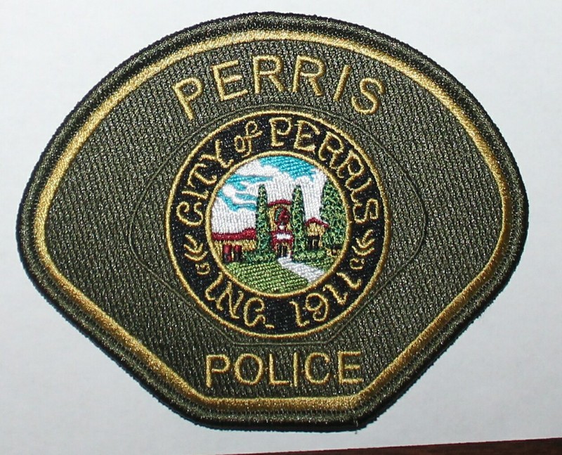CITY OF PERRIS POLICE Riverside County Sheriff California CA PD SD patch