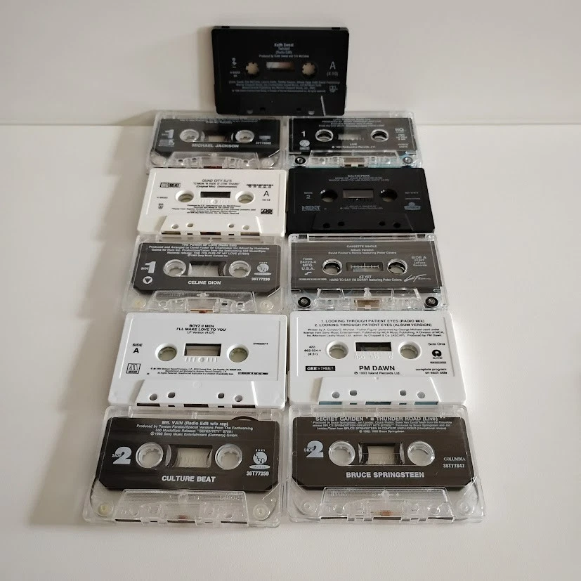 Lot of 11 1990s Pop, R&B, Rap, Dance, Rock Cassette Tape Singles - TESTED - Image 3 of 4