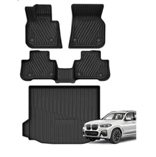 BMW X3 3D Floor Mats & Cargo Liner Set for 2018-2024 w/ Spare Tire All Weather