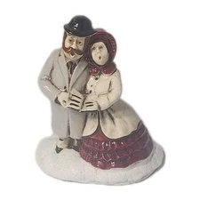 Vintage Byron Molds 1979 Singing Couple Carolers Handpainted