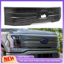 Front Lightning Pro Bumper Grille Gray For 2022 2023 2024 2025 Ford F150 F-150