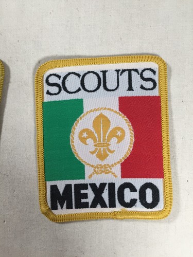 Scouts of Mexico Shield emblem woven 3 International Scout Patch