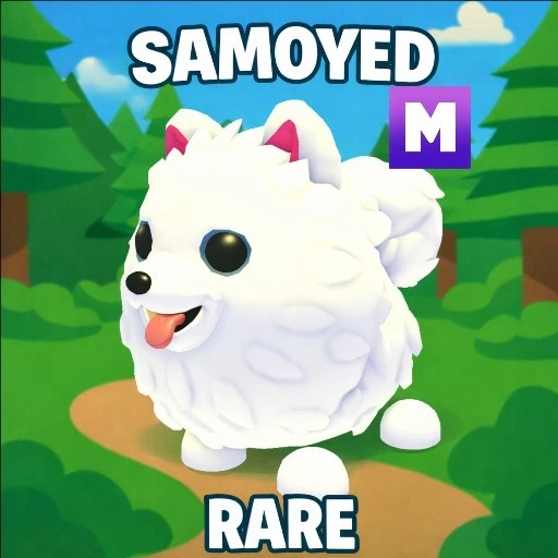 MEGA NEON SAMOYED (NEW) ADOPT A PET FROM ME - CHEAPEST ON EBAY