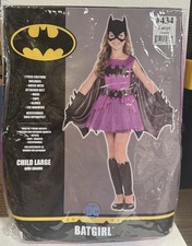 DC Batgirl Halloween Costume Child Size Large 12-14 Halloween Cosplay Dress Up