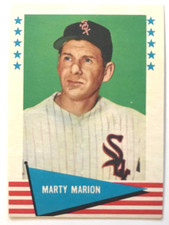 1961 FLEER MARTY MARION # 58 BASEBALL CARD* NEAR MINT / MINT*AGG CARDS*