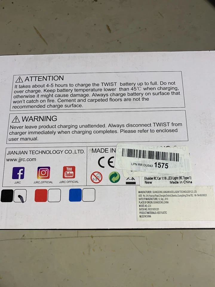 2025 JJR/C TWIST Double Sided Climbing Transform Remote Control Black Truck RC - Image 3 of 3