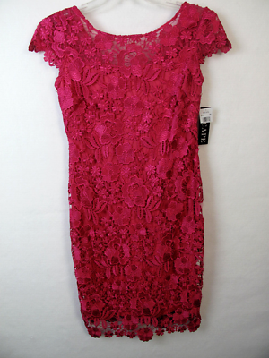 open lace back dress Xscape Evenings 