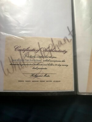 Sarah Michelle Gellar Buffy Summers Signed Autographed Photo With