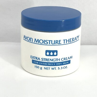 Avon Moisture Therapy Extra Strength Cream Extremely Dry Skin 5.3 Oz NOS